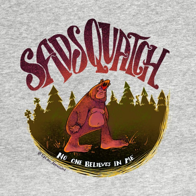 Sadsquatch updated by tomryanillustration@gmail.com